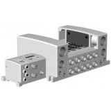 SMC solenoid valve 4 & 5 Port VQC VV5QC41-**S*, Base Mounted, Plug-in Unit, I/O Serial Transmission Unit (EX250)